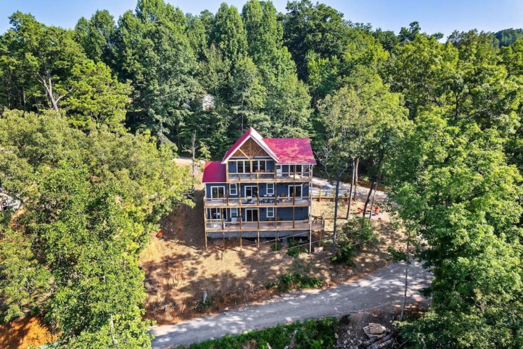 Tranquil Mountain Getaway By Ghosal Luxury Lodging Gatlinburg Exterior photo
