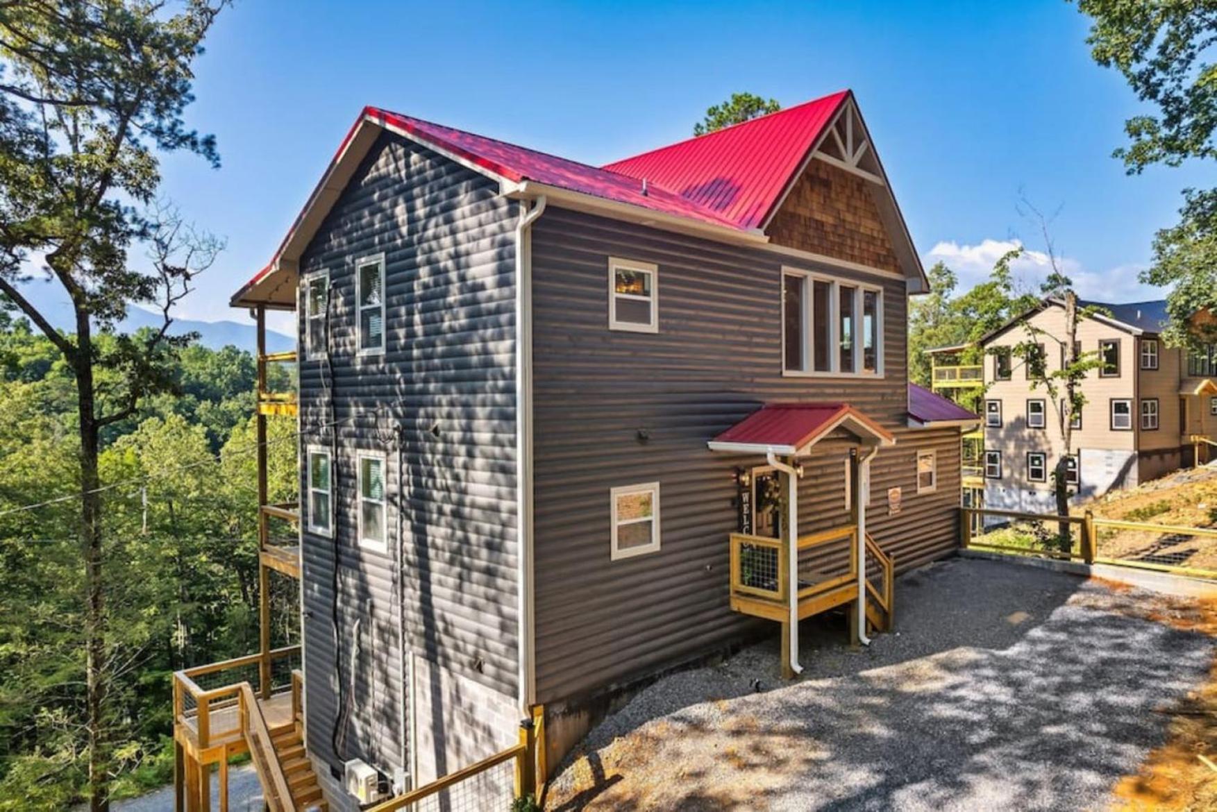 Tranquil Mountain Getaway By Ghosal Luxury Lodging Gatlinburg Exterior photo