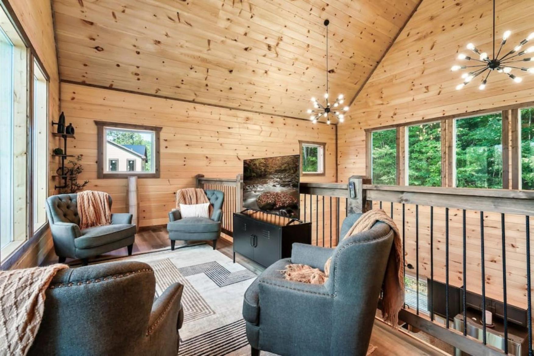 Tranquil Mountain Getaway By Ghosal Luxury Lodging Gatlinburg Exterior photo